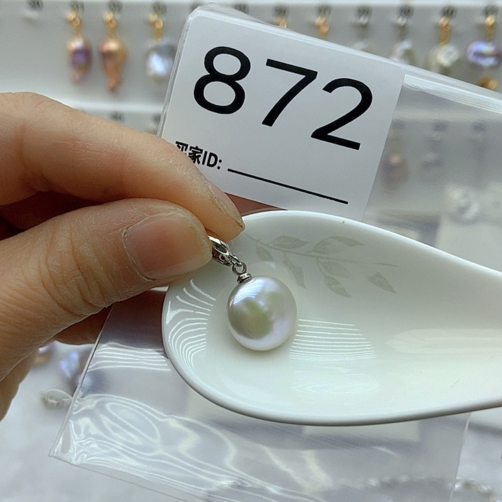 淡水珍珠颈饰银S925镶嵌