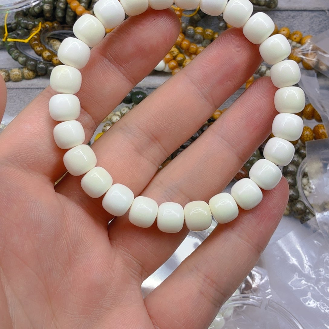 白玉菩提手串95白菩提手串0.9