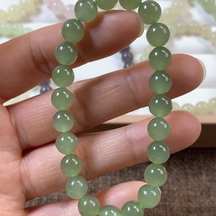 和田玉手串未镶嵌