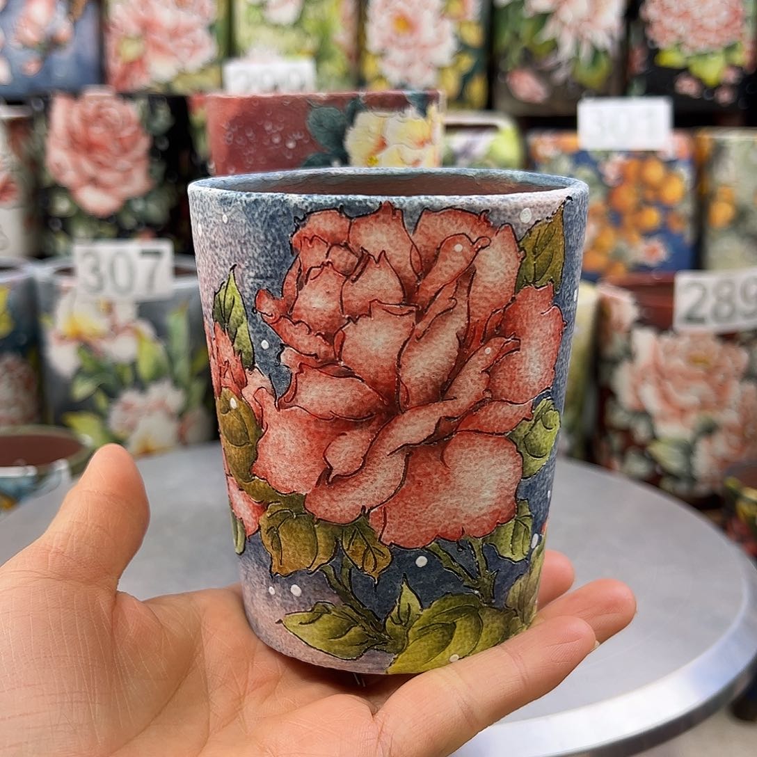 景德镇陶瓷花盆景德镇陶瓷花盆