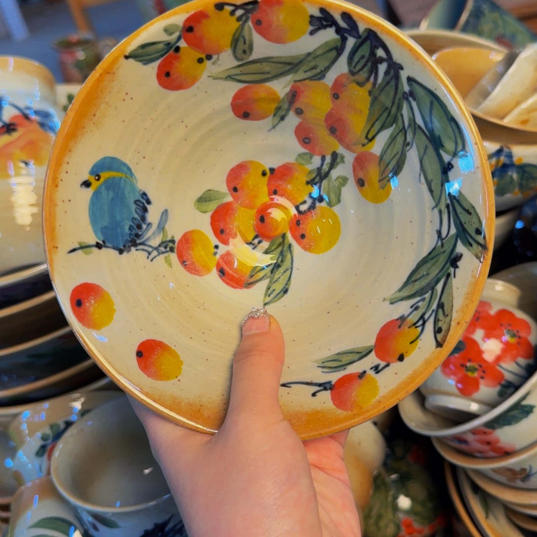 瓷片景德镇陶瓷手工手绘