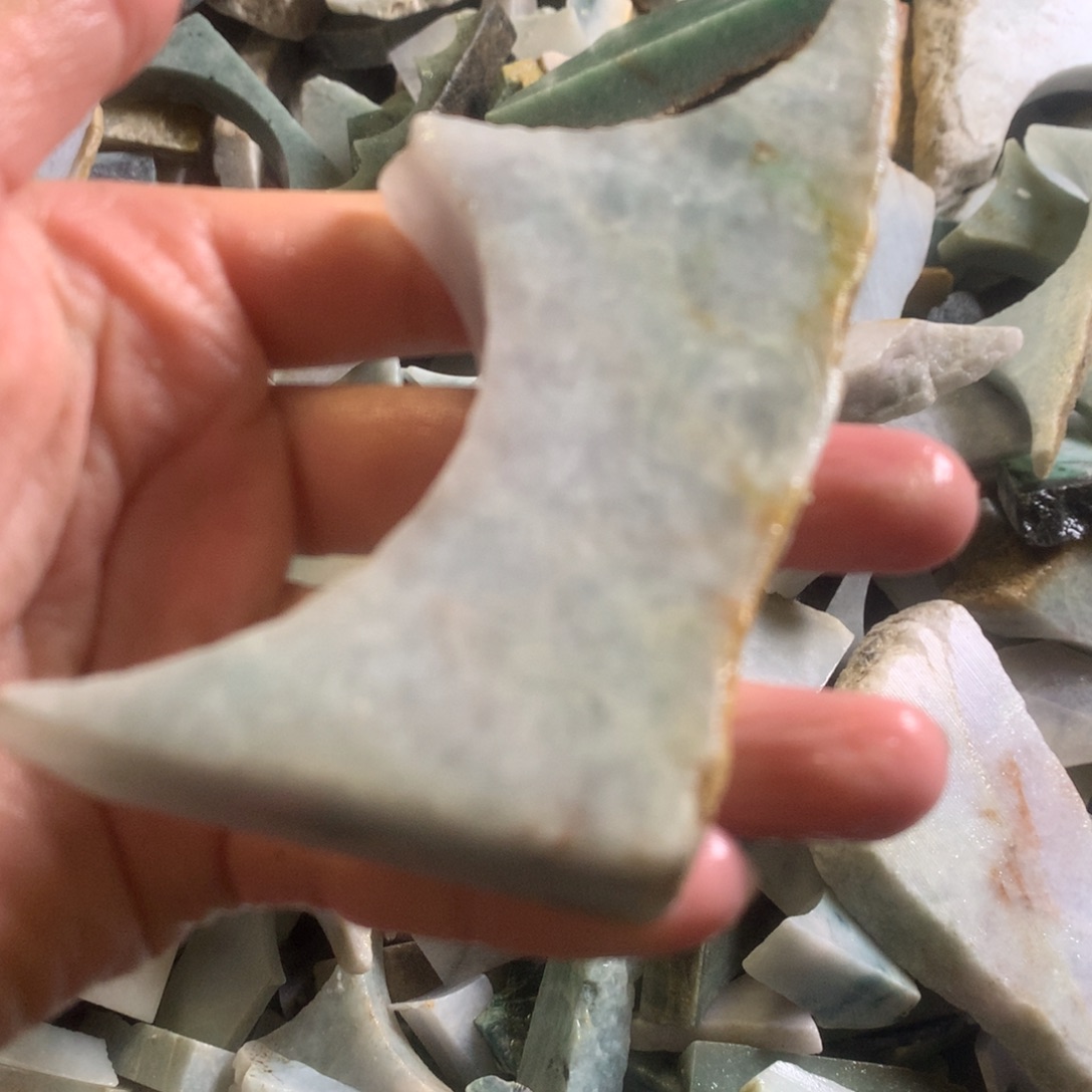 翡翠颈饰未镶嵌缅甸翡翠