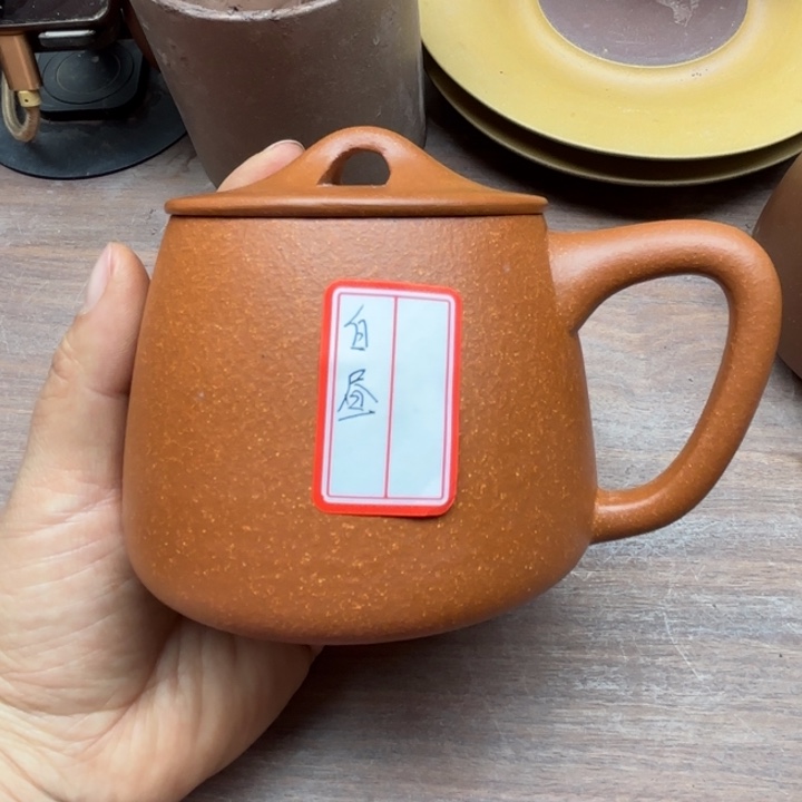 紫砂茶壶白*。办手工盖杯