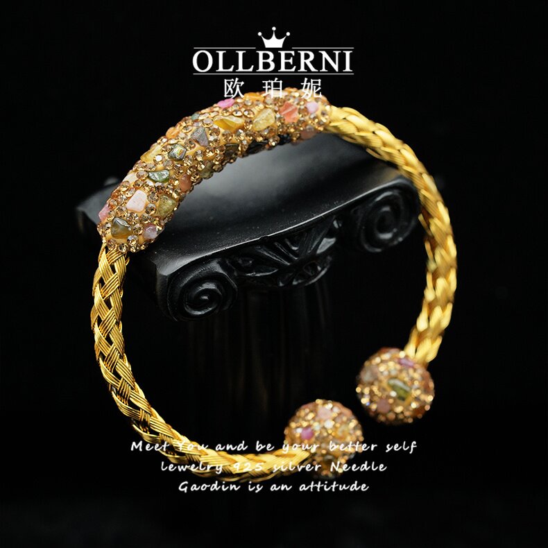 铜合金手镯 时尚手工中古复古手镯饰品3015