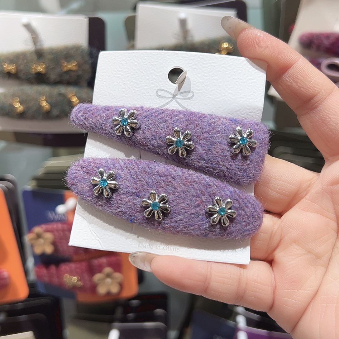 非金属紫色小花掰掰