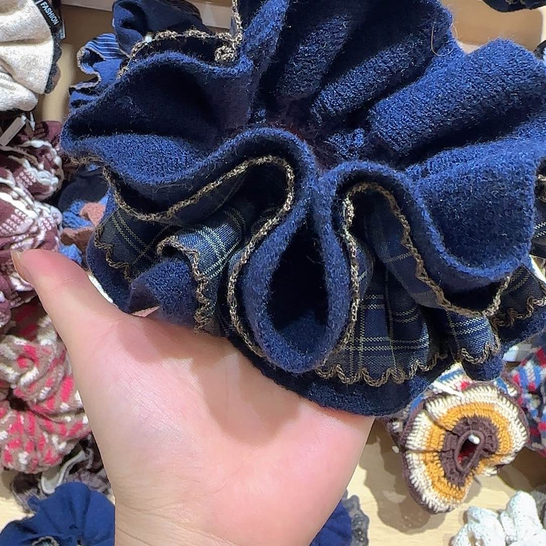 皮质非金属毛线发圈