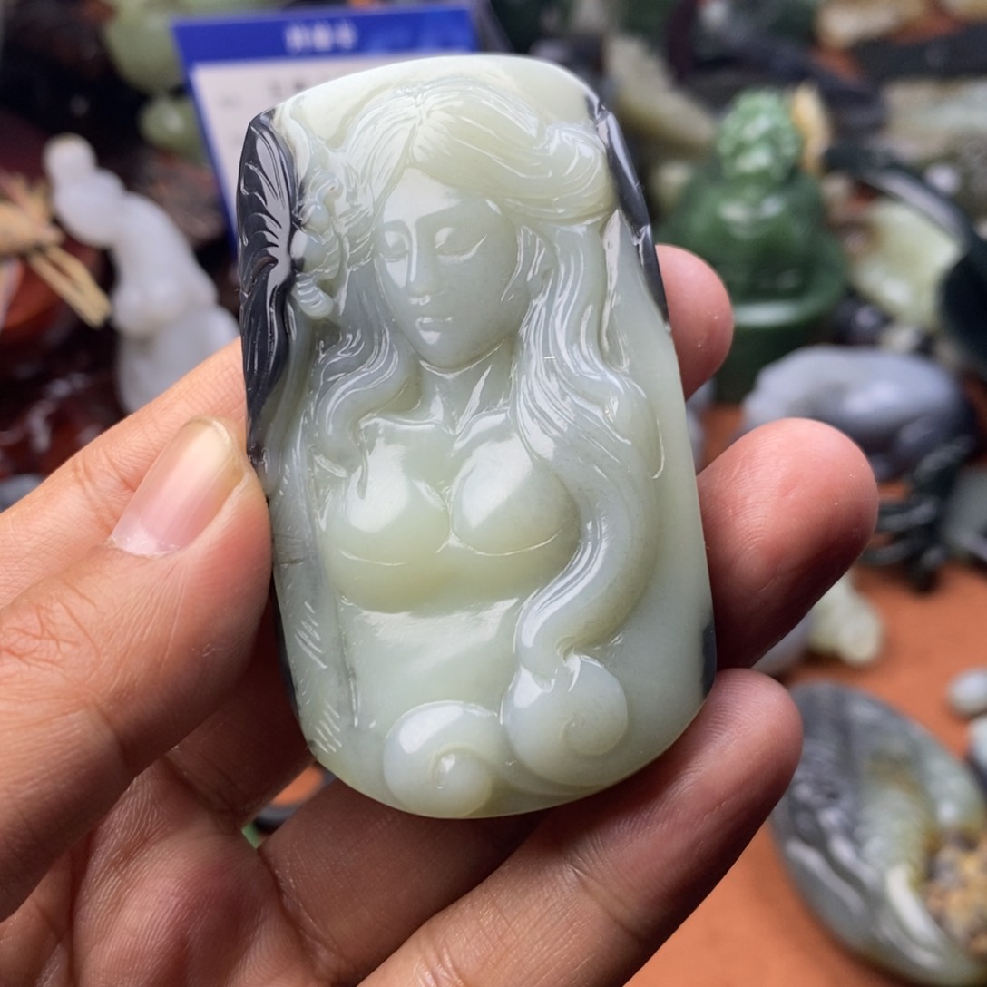 和田玉挂件未镶嵌