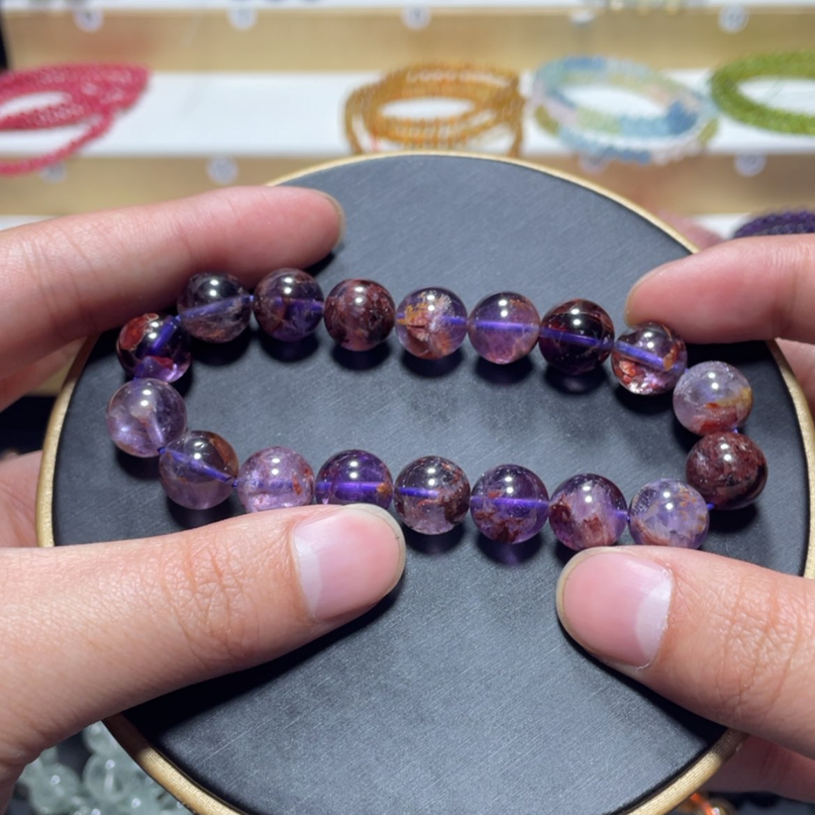 【闪购商品】水晶手链银S800镀金镶嵌A***l