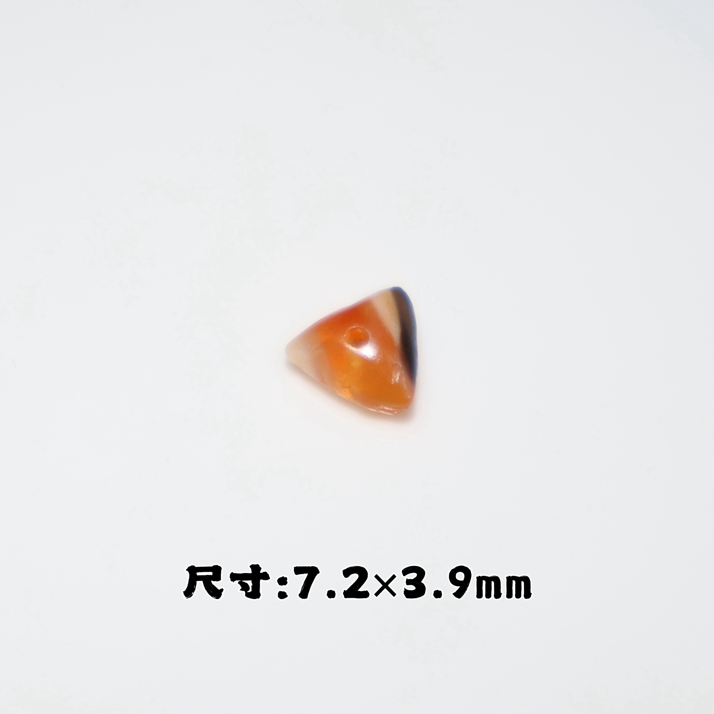 孟加拉三色三角隔珠