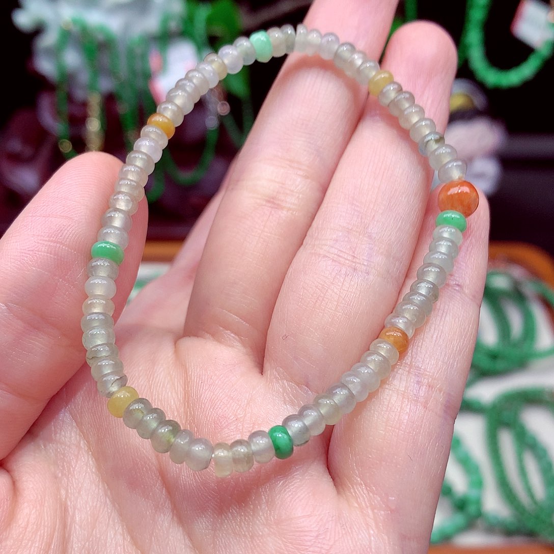 未镶嵌手链翡翠翡翠