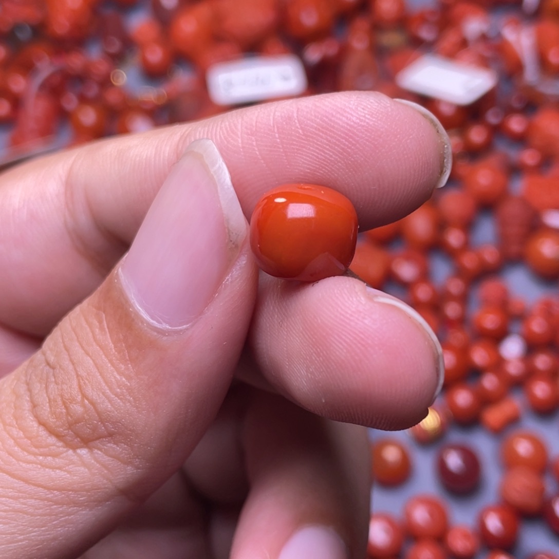 南红玛瑙配饰未镶嵌嗨11mm