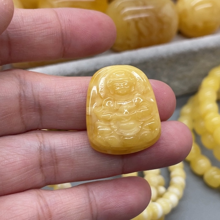 琥珀未镶嵌裸石蜜蜡