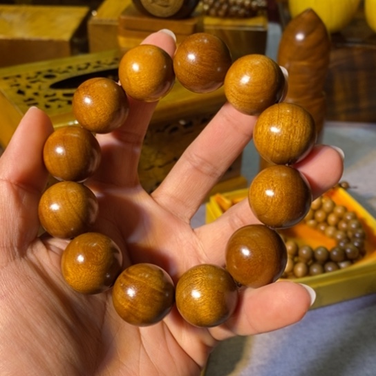 金丝楠金丝楠木小叶2.0手串