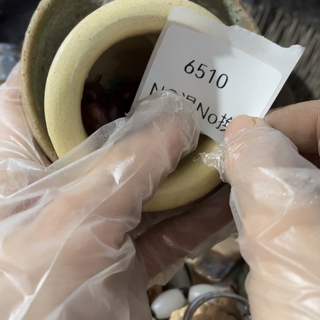 落***花瓷片6510号工艺品