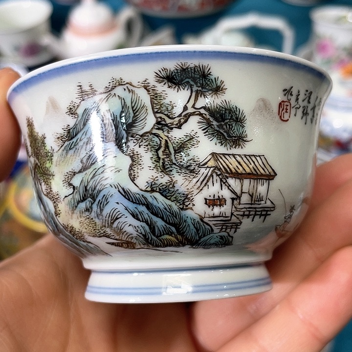 景德镇陶瓷主人杯234555
