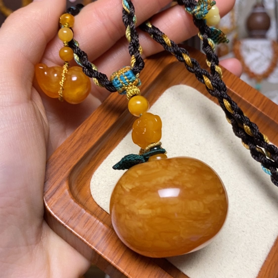 【闪购商品】蜜蜡颈饰未镶嵌项链