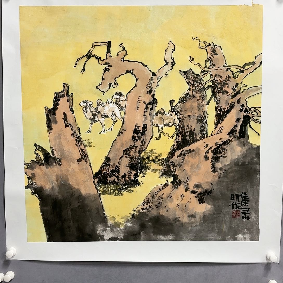 国画国画纯手绘作品请放心去藏