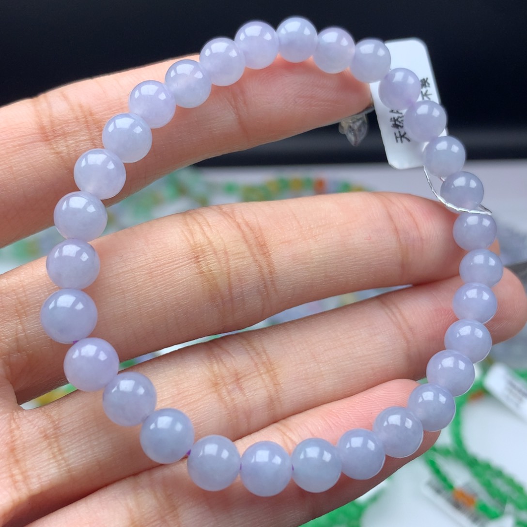 翡翠手链未镶嵌卡