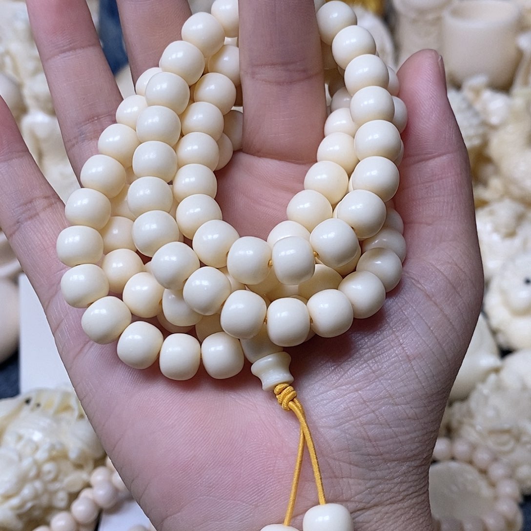 手串/手链/手镯猛犸象牙8*9老形108