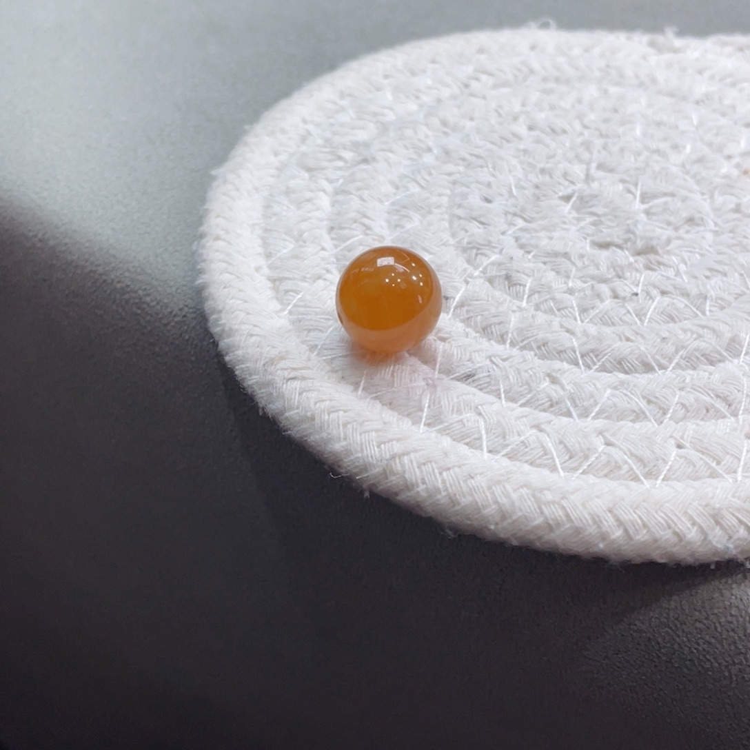 未镶嵌手链翡翠卡12.8橘红 