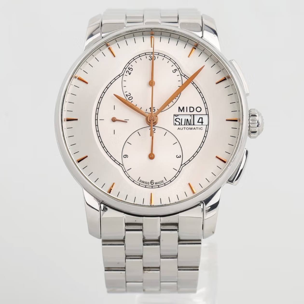 99新 Mido/美度 名汇/贝伦赛丽M8607/全套盒卡/表径42mm经典/时尚