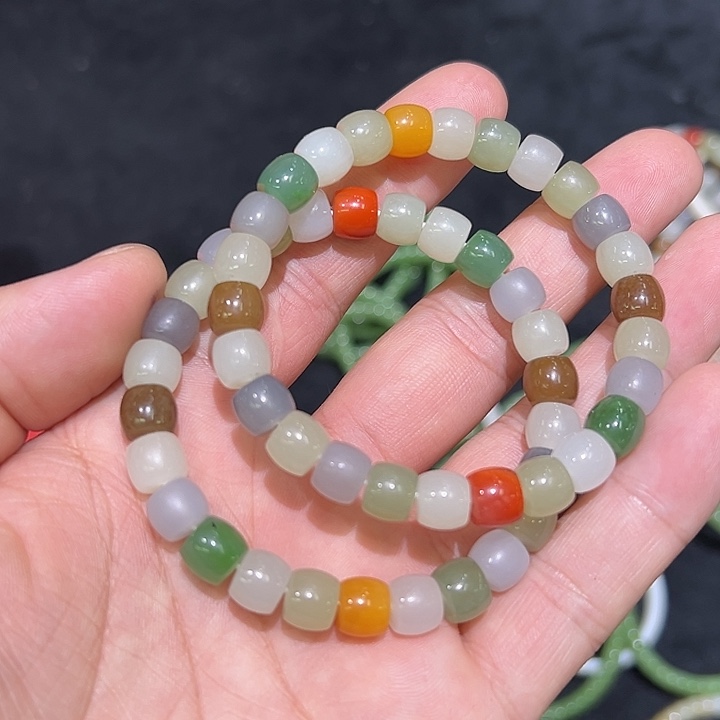 手串未镶嵌和田玉多样性发货拍一发一