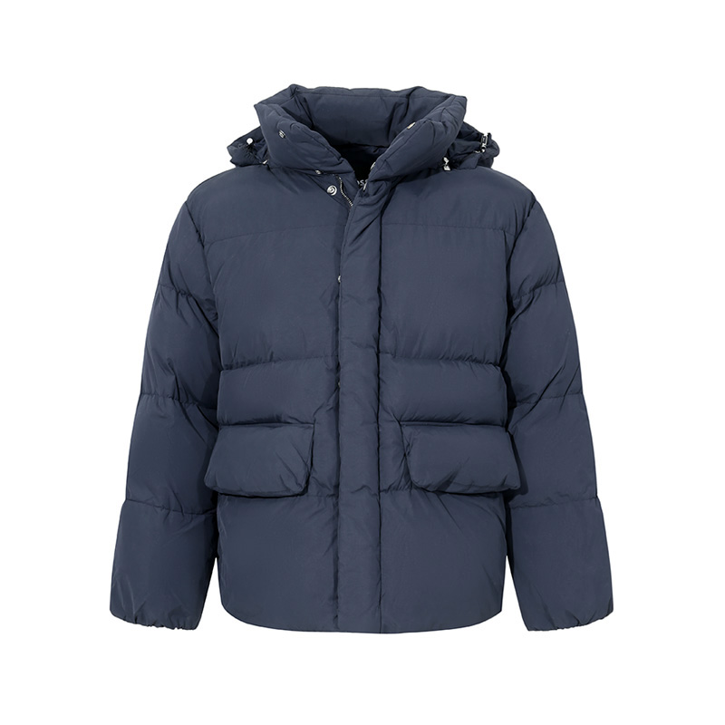 Hugo Boss雨果博斯 新品 男士厚款宽松连帽高领棉服50524002