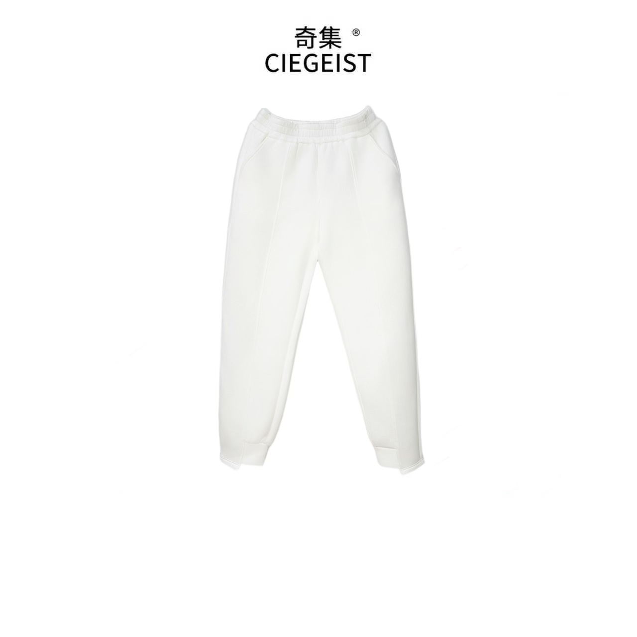 杨杨秋冬设计师款高弹力加厚中高腰显瘦百搭小脚休闲裤W0023