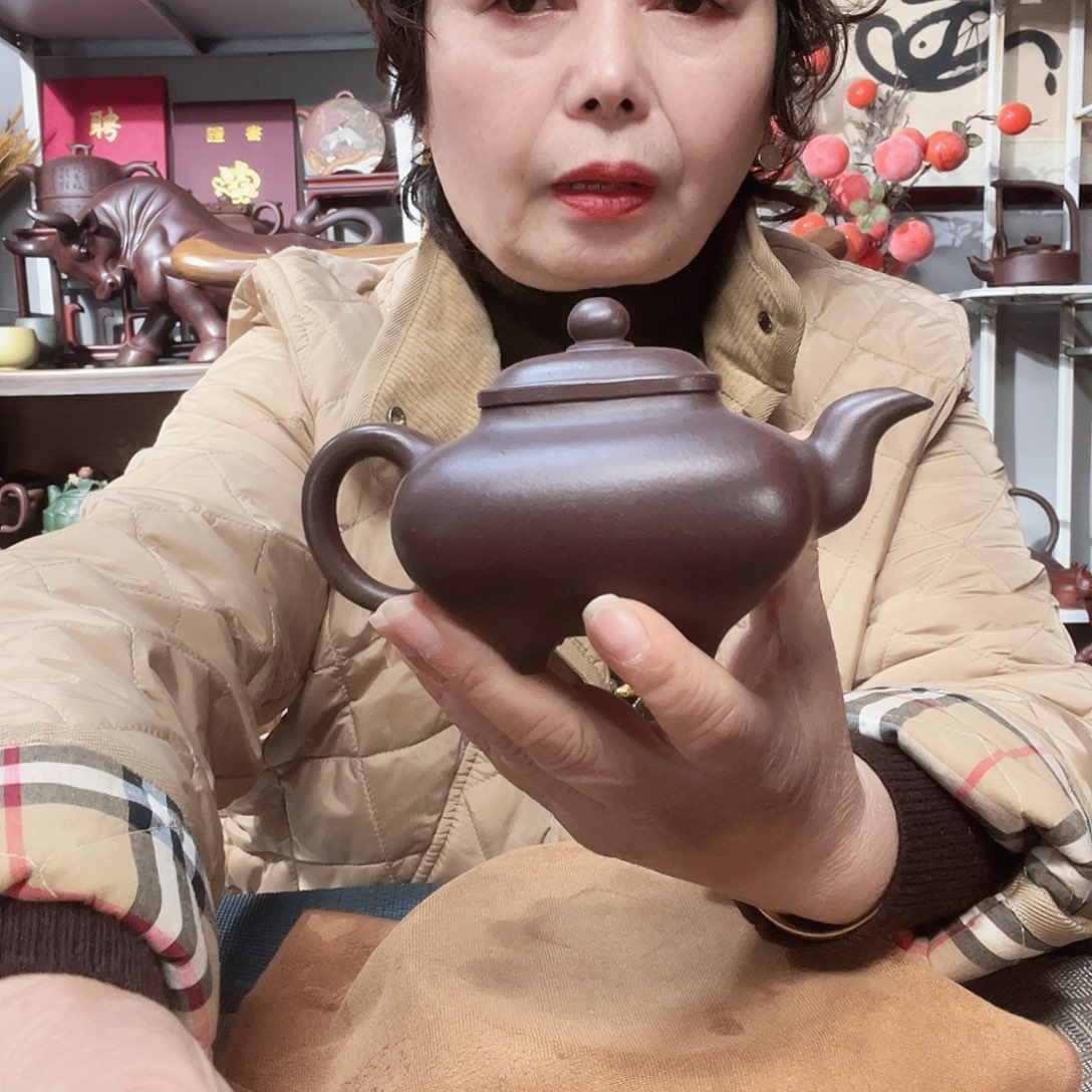 紫泥茶壶原矿紫砂壶