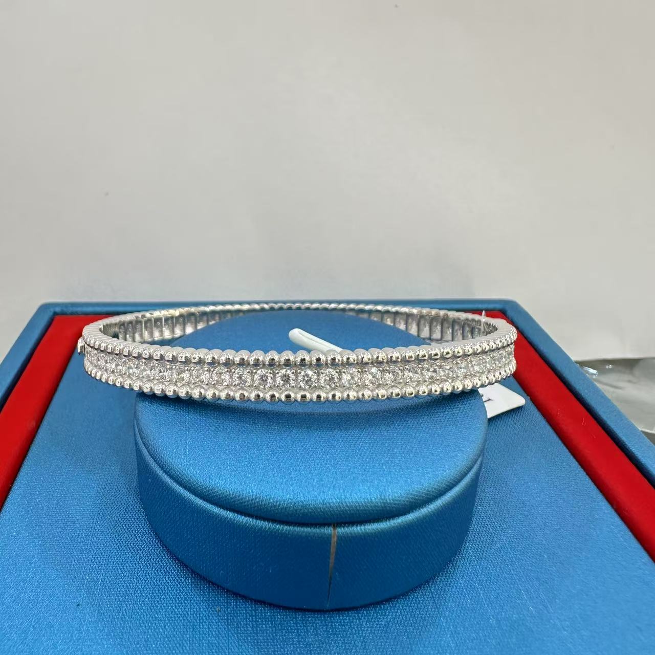 pt950铂金珠珠手镯