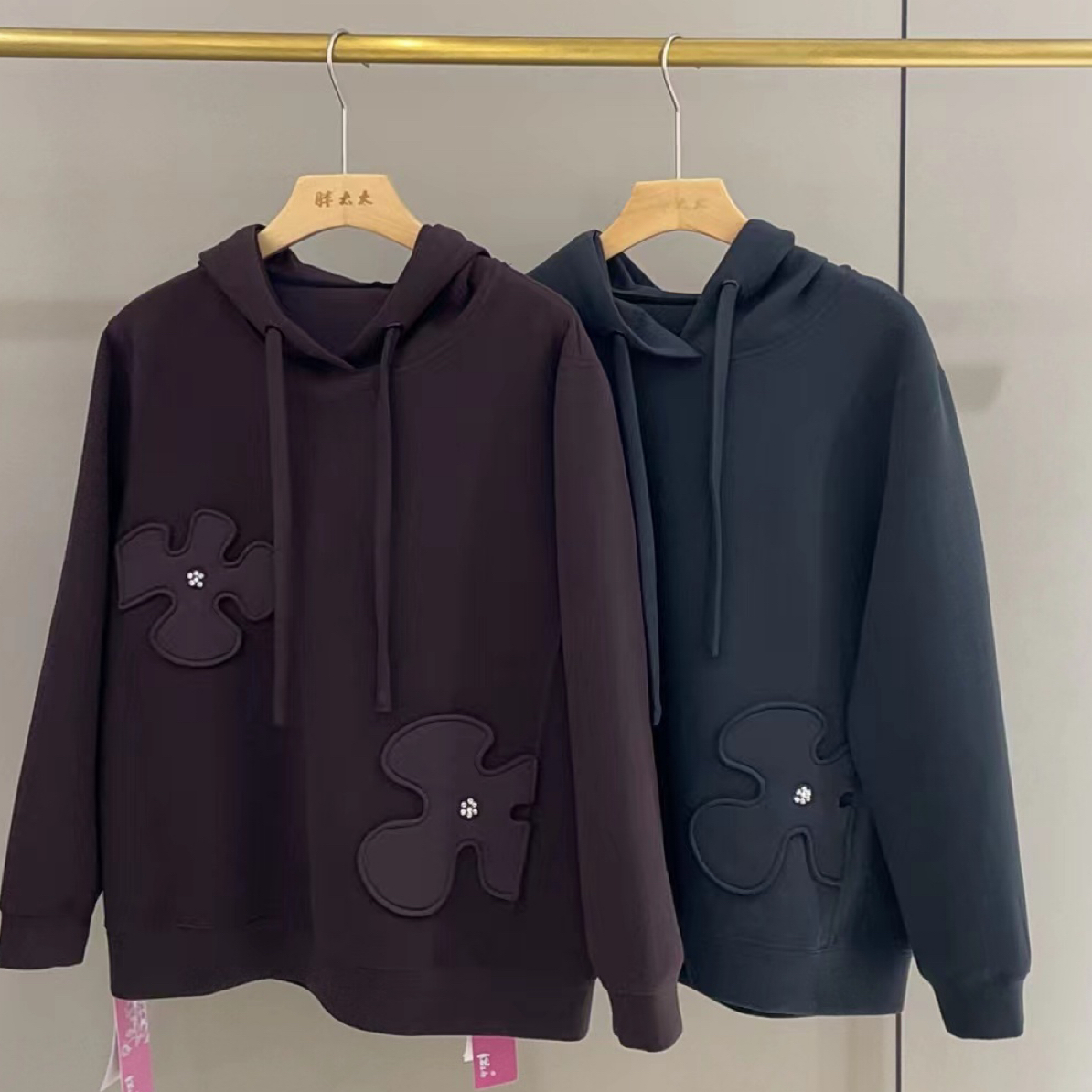 胖人坊莫代尔连帽卫衣4848衣长67