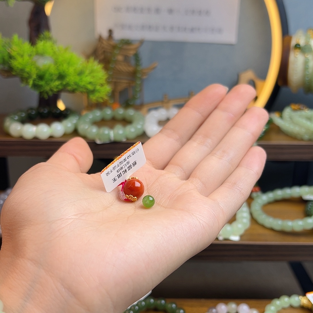 手链未镶嵌和田玉（糖玉）黑*