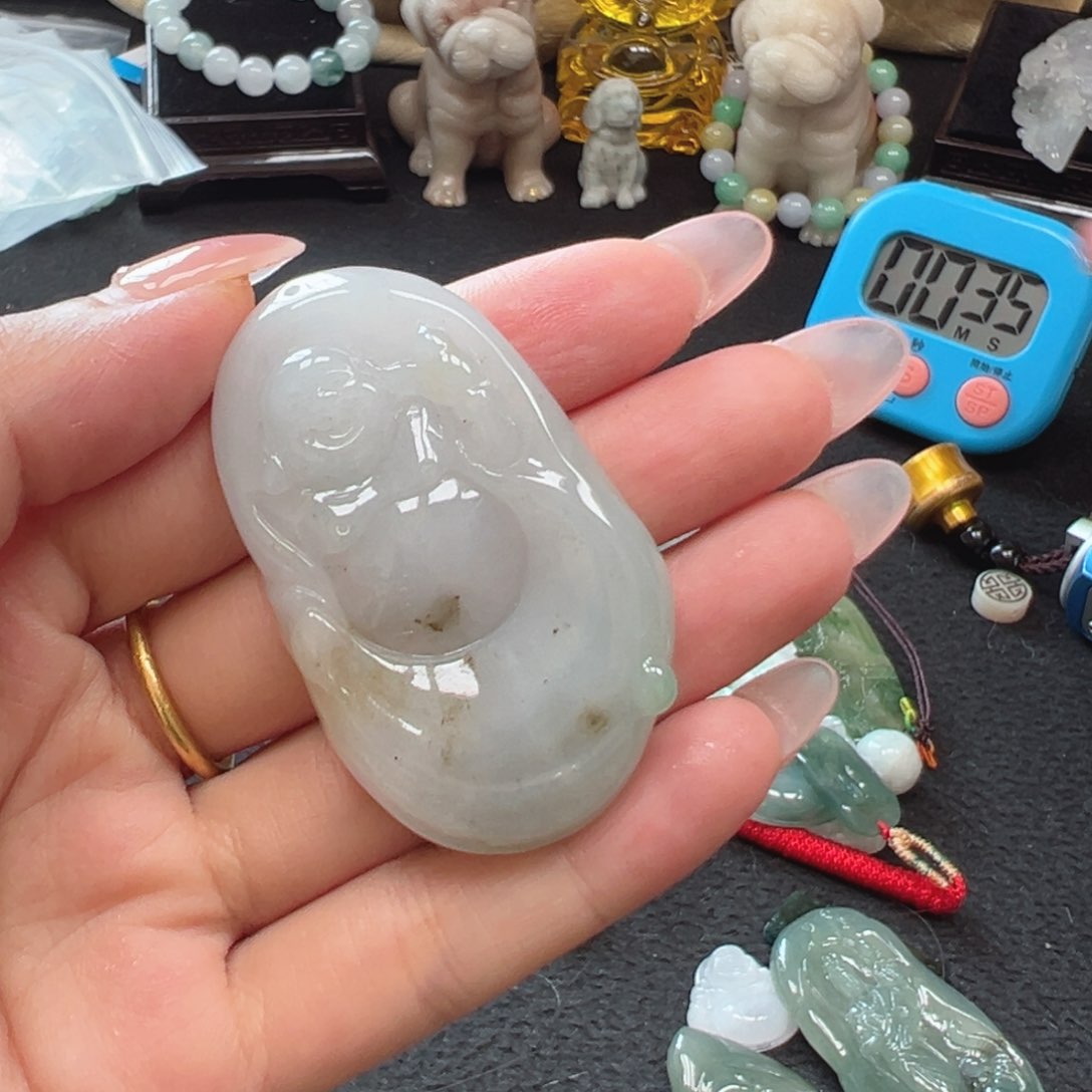 翡翠未镶嵌颈饰多*天然A货缅甸翡翠