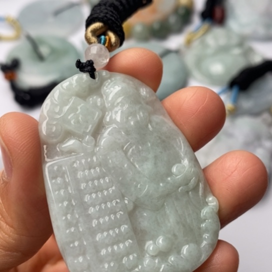 翡翠未镶嵌挂件翡翠