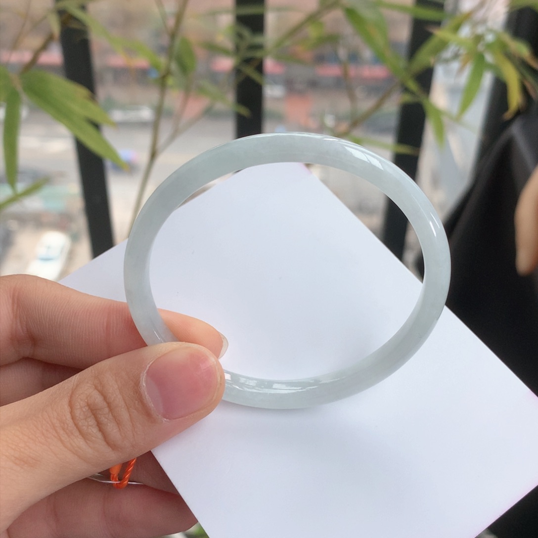 翡翠手镯未镶嵌公主54.4