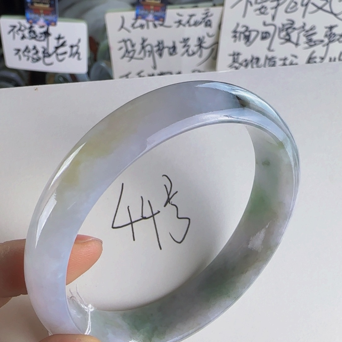 翡翠手镯未镶嵌老坑53.54可