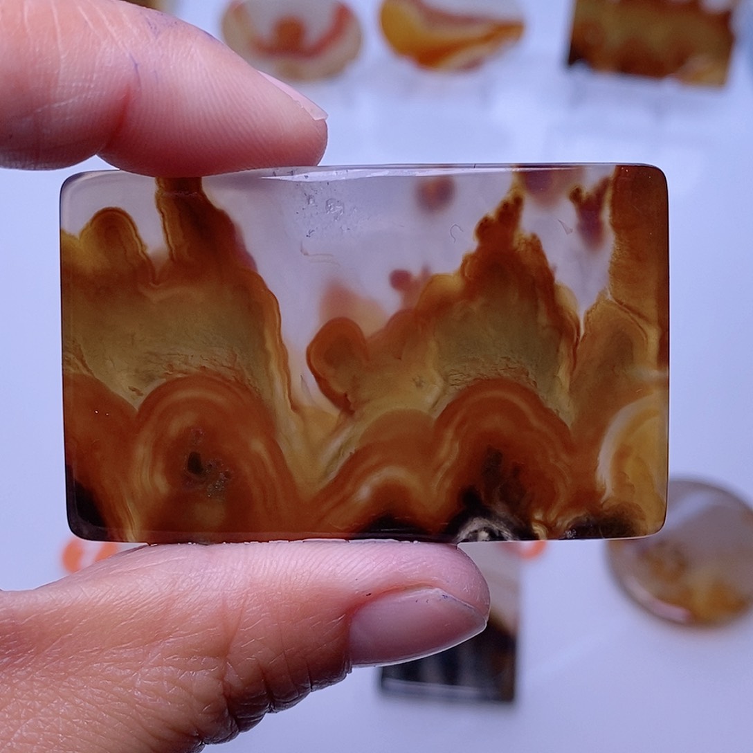 玛瑙/玉髓珠宝半成品未镶嵌