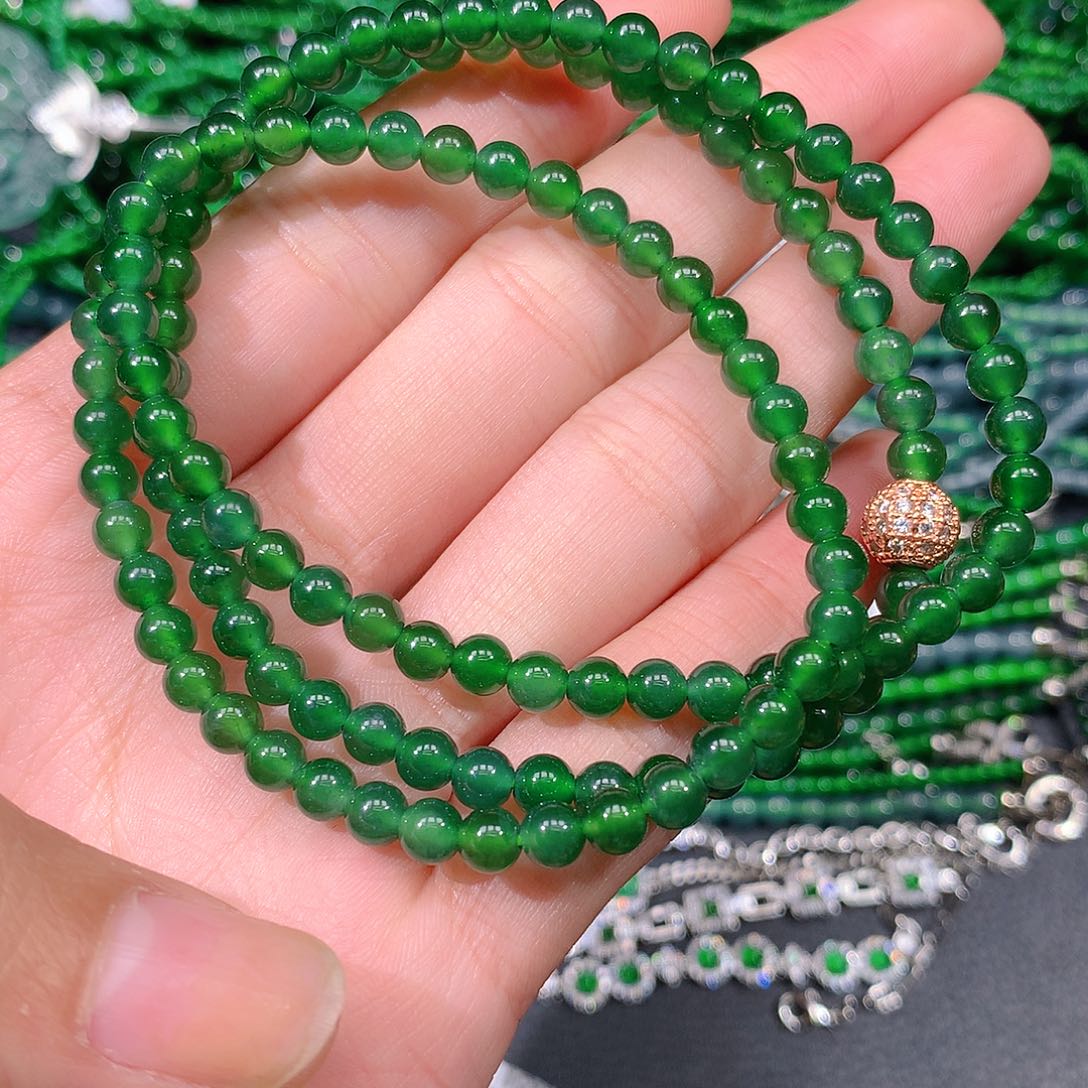 翡翠戒指未镶嵌天然翡翠