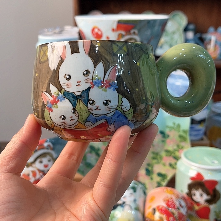 陶景德镇釉下手绘陶瓷 