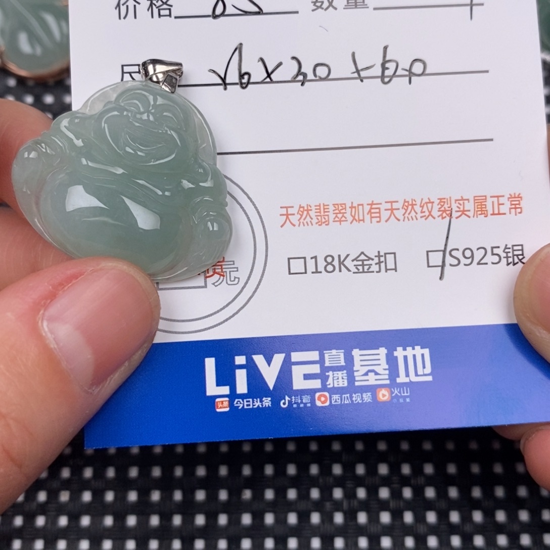 翡翠银S925镶嵌颈饰