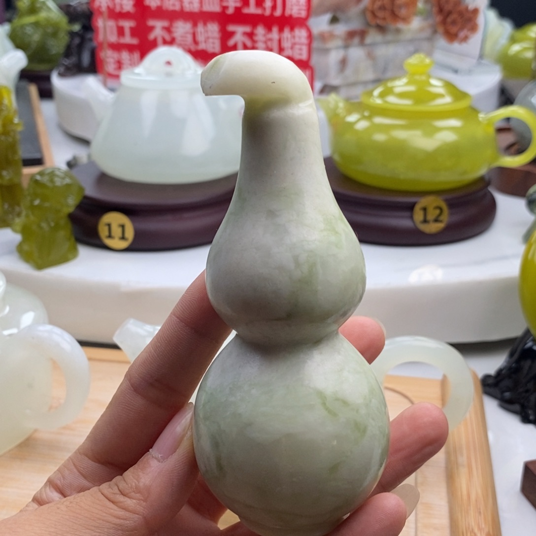 未镶嵌岫玉四大名玉摆件