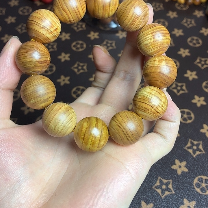 ****️柏木（崖柏）手串/手链崖柏闪电龙胆20mm