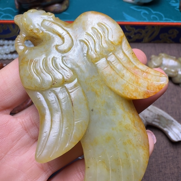 大***沙和田玉（糖玉）未镶嵌颈饰