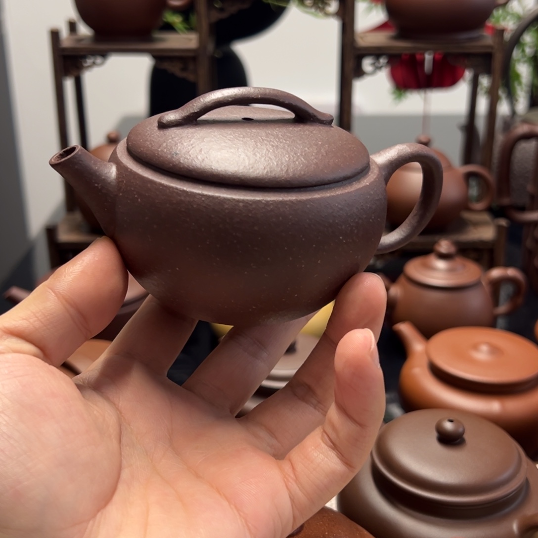 茶壶紫砂瑕疵花泥一片瓦200cc