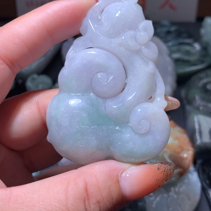 翡翠未镶嵌颈饰保真天然A货翡翠