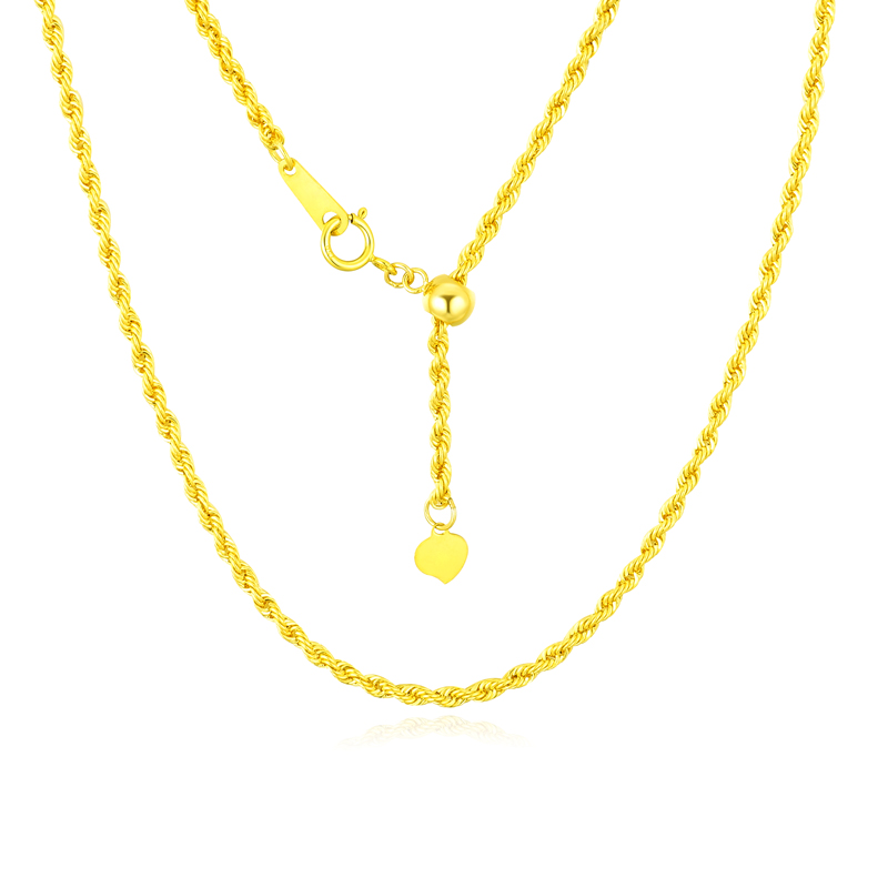 【珊珊专享】18k金抽拉麻花链60CM SS503