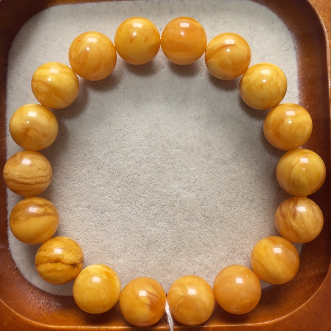 蜜蜡未镶嵌手串蜜蜡