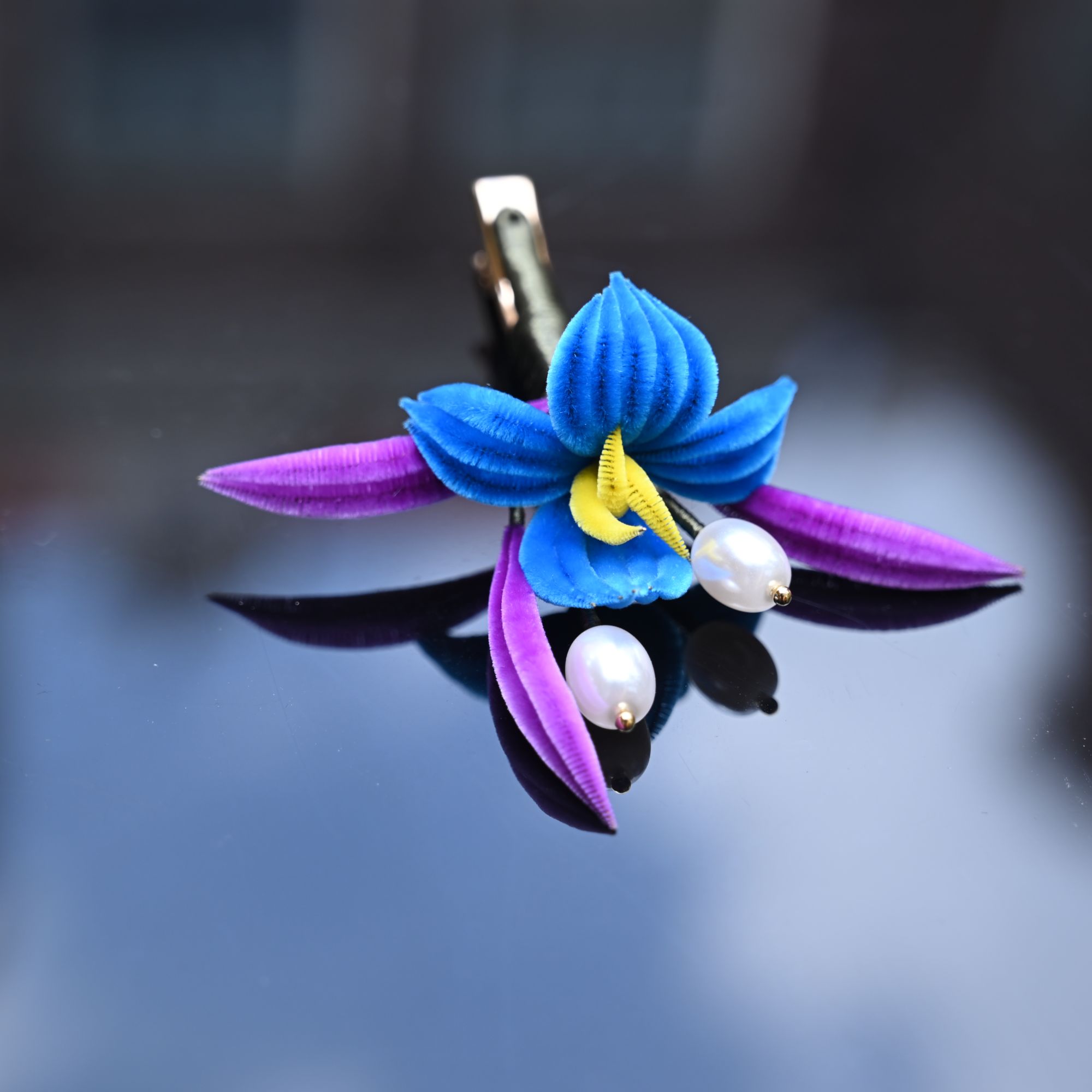 【兰花胖绒】边夹 百搭古风清新边夹款