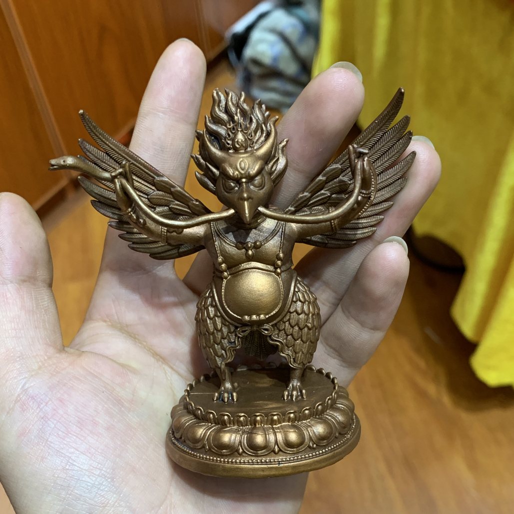 10公分的红铜大鹏鸟