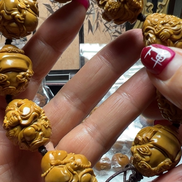 手串/手链橄榄核李*才手工群仙会